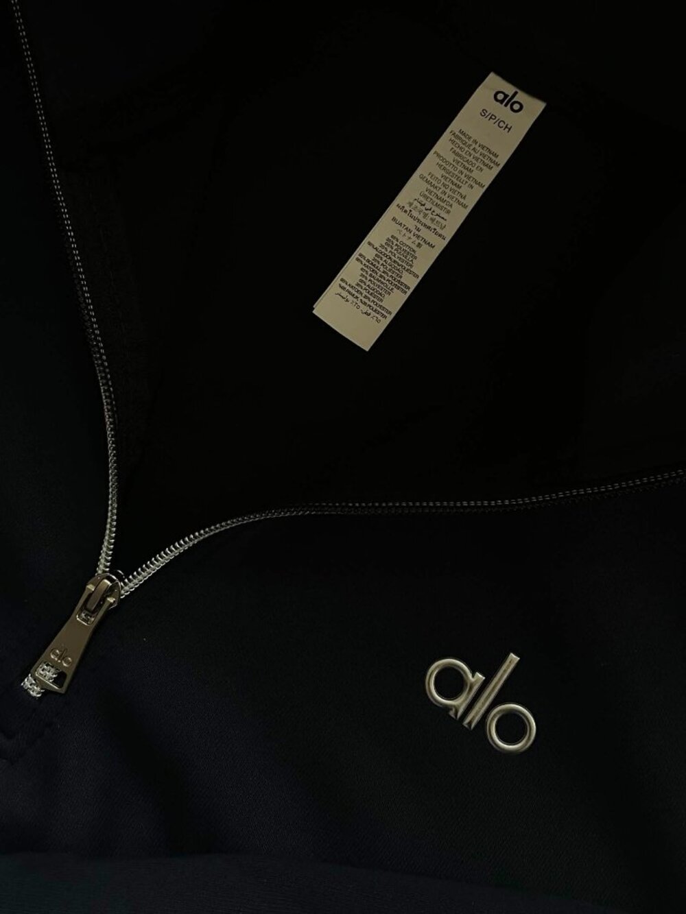 ALO Yoga Unisex Navy Quarter-Zip Hoodie and Jogger Set NWT - Picture 5 of 7